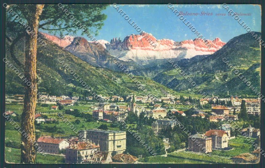 Bolzano Città PIEGHINE cartolina ZT8569 – fronte