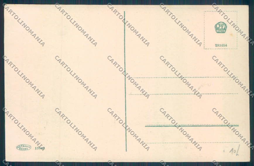 Bolzano Città Funivia cartolina ZT8590 – retro