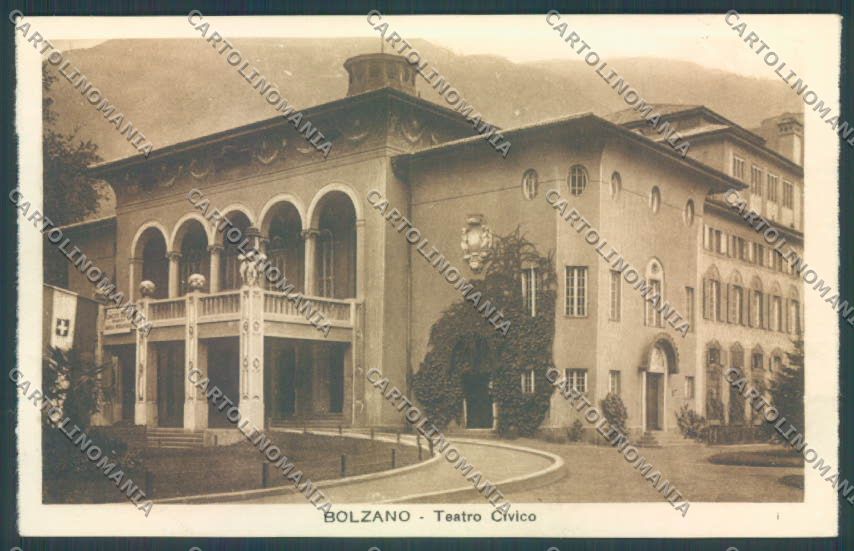 Bolzano Città Teatro cartolina ZT8608 – fronte