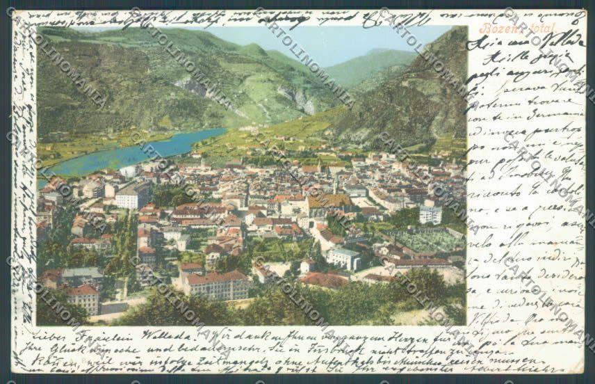 Bolzano Città cartolina ZT8619 – fronte
