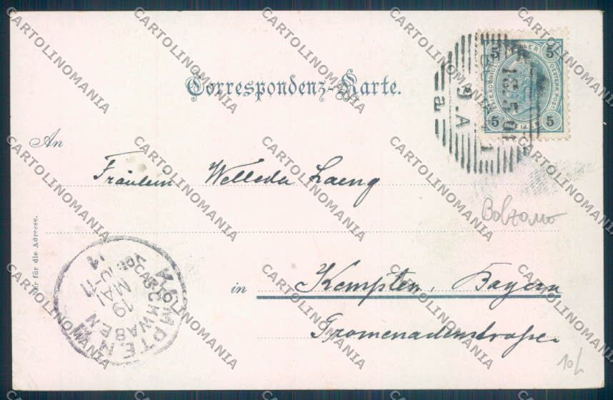 Bolzano Città cartolina ZT8619 – retro