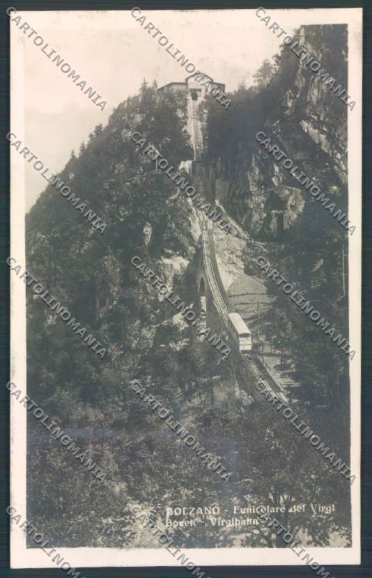 Bolzano Città Funicolare Foto cartolina ZT8663 – fronte