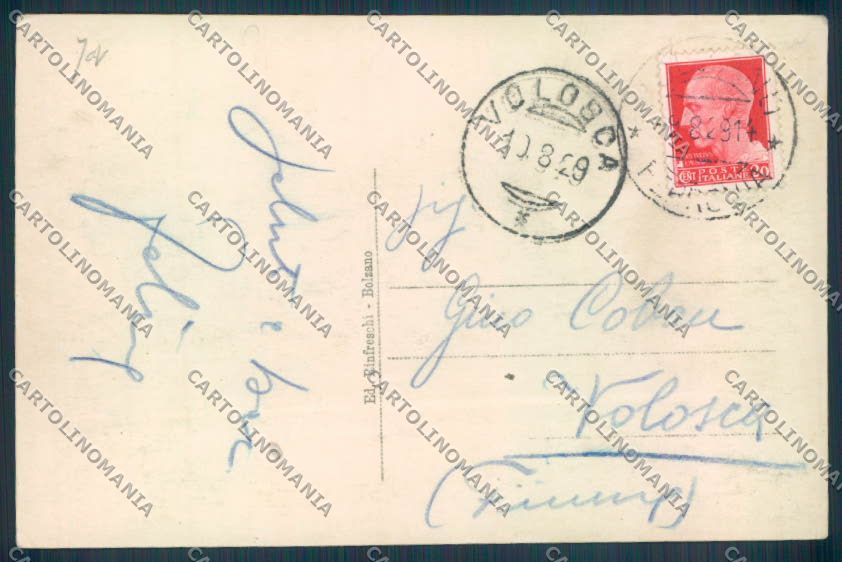 Bolzano Città Funivia Foto cartolina ZT8664 – retro