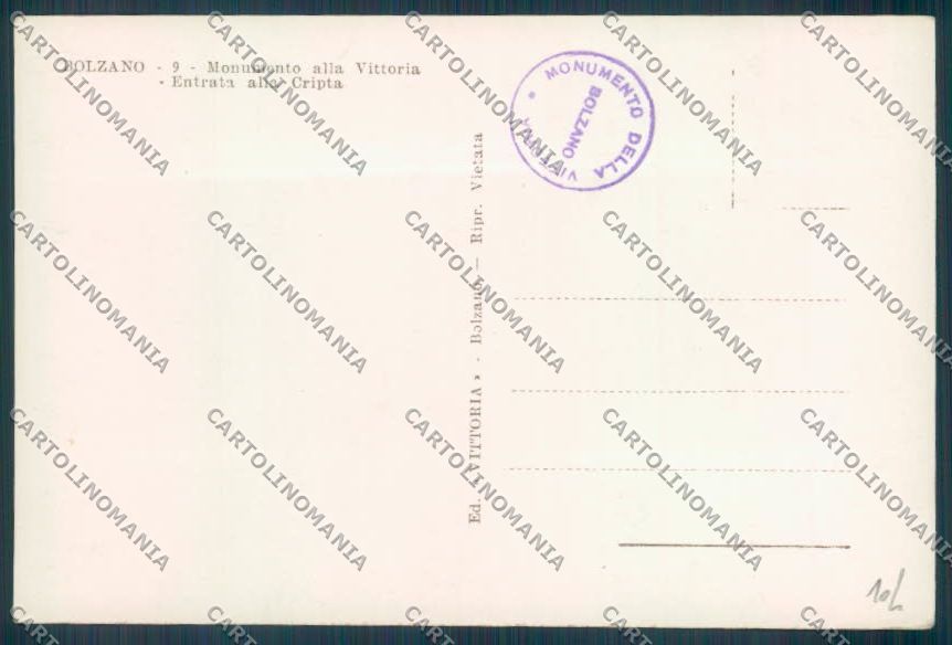 Bolzano Città Foto cartolina ZT8670 – retro