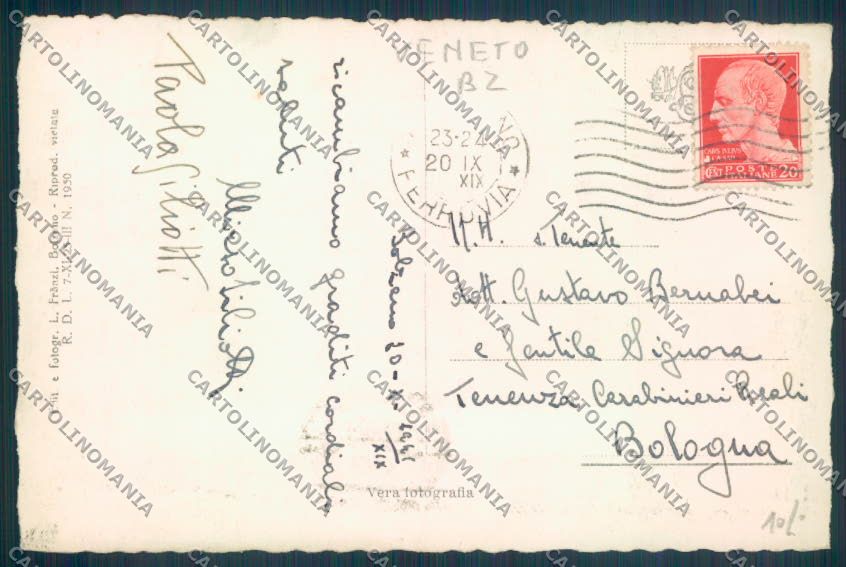 Bolzano Città Foto cartolina ZT8677 – retro