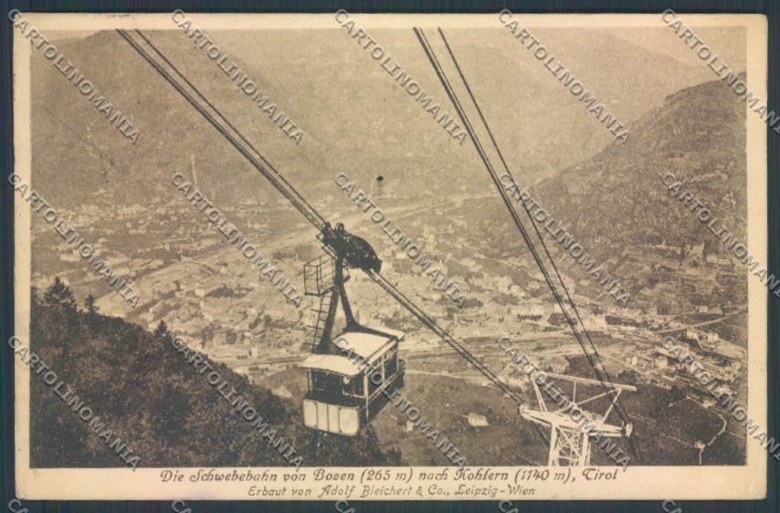 Bolzano Città Funivia cartolina ZT8695 – fronte