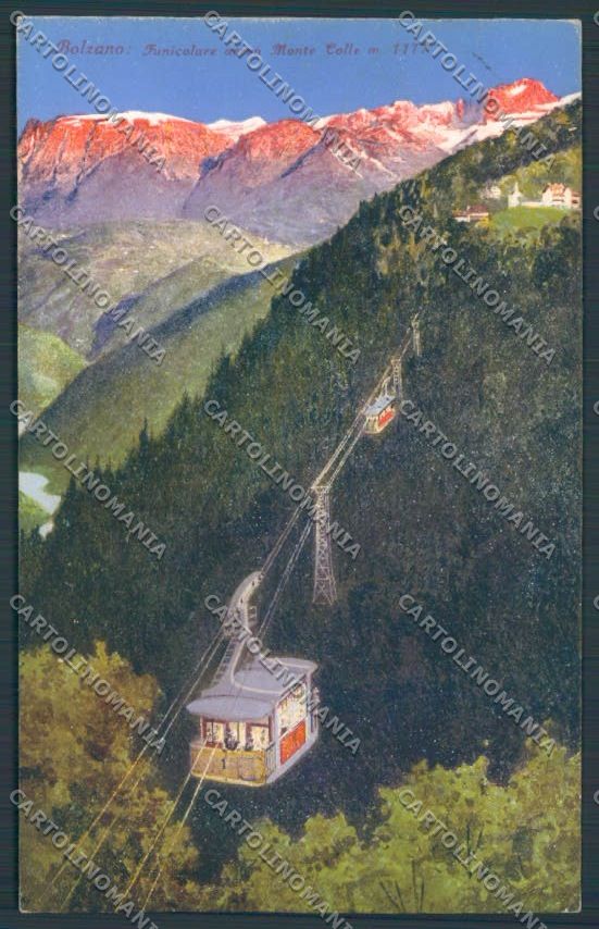 Bolzano Città Funivia cartolina ZT8696 – fronte