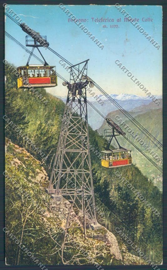 Bolzano Città Funivia cartolina ZT8697 – fronte