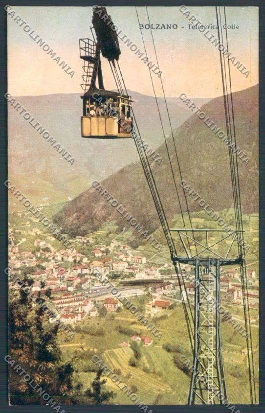 Bolzano Città Funivia cartolina ZT8698 – fronte