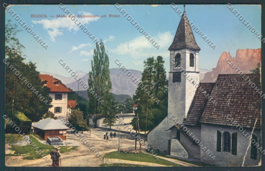 Bolzano Città PIEGA cartolina ZT8705 – fronte