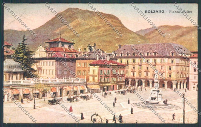 Bolzano Città PIEGA cartolina ZT8736 – fronte