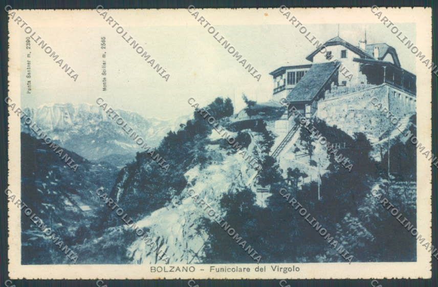 Bolzano Città Funicolare cartolina ZT8753 – fronte
