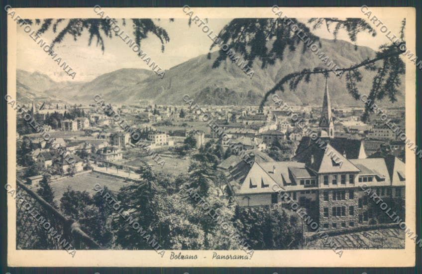 Bolzano Città PIEGHINE cartolina ZT8761 – fronte