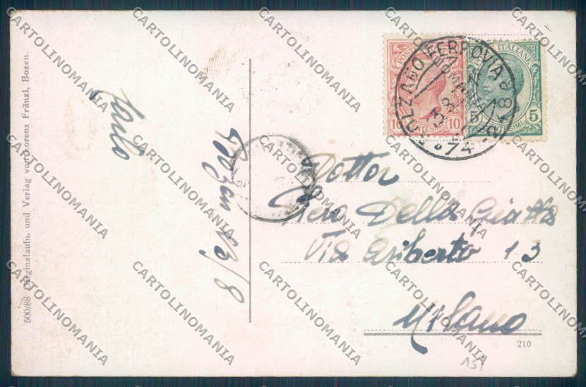 Bolzano Città cartolina ZT8764 – retro