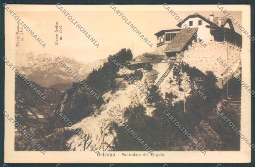 Bolzano Città Funivia cartolina ZT8770 – fronte