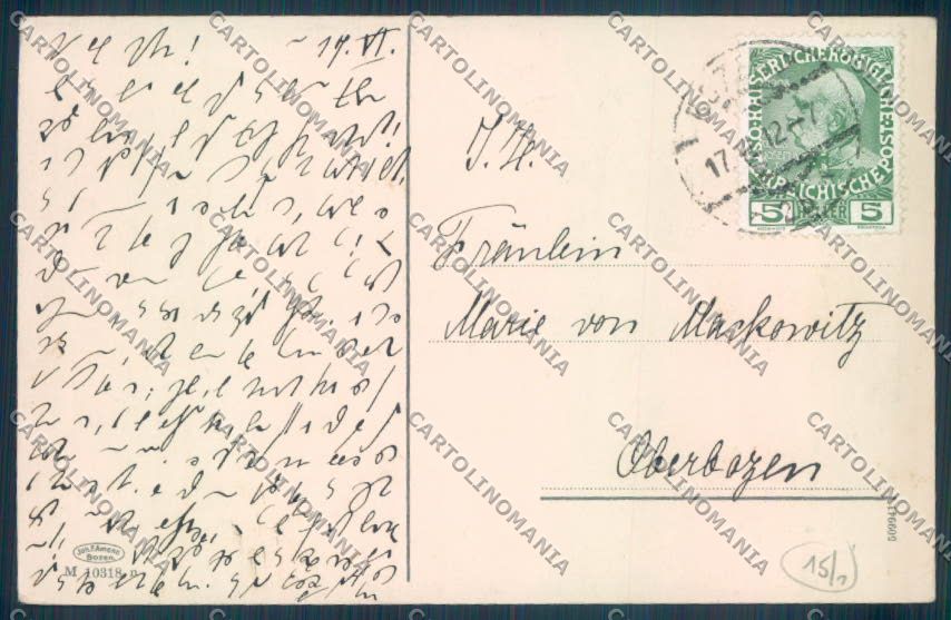 Bolzano Città cartolina ZT8778 – retro