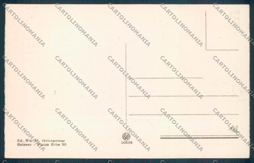 Bolzano Città Poste cartolina ZT8779 – retro