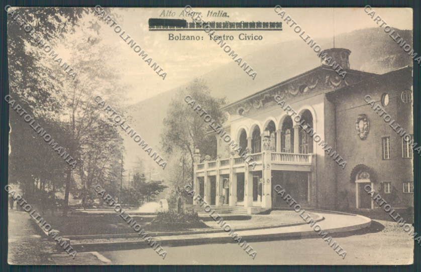 Bolzano Città Teatro cartolina ZT8781 – fronte