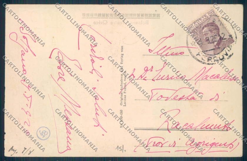 Bolzano Città Teatro cartolina ZT8781 – retro