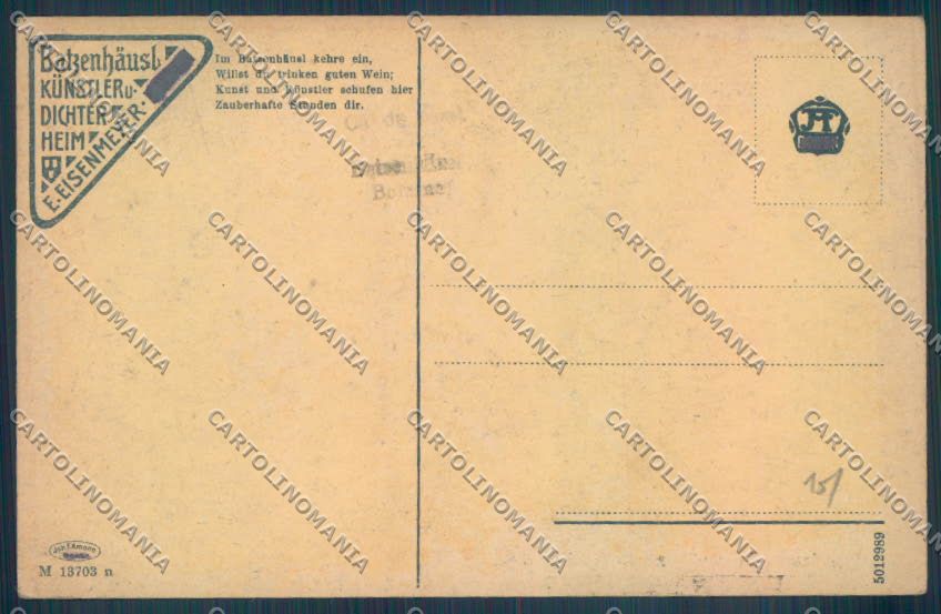 Bolzano Città cartolina ZT8785 – retro