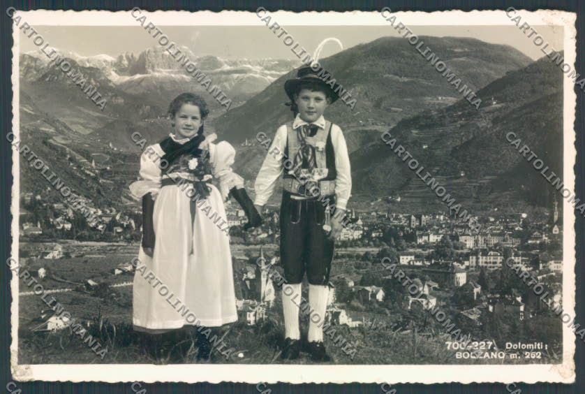 Bolzano Città Costumi PIEGHINA Foto cartolina ZT8799 – fronte