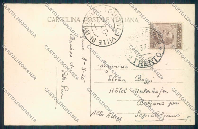 Bolzano Città Foto cartolina ZT8819 – retro
