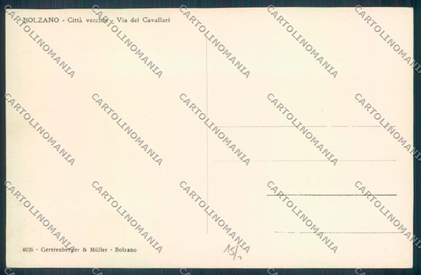 Bolzano Città Foto cartolina ZT8824 – retro