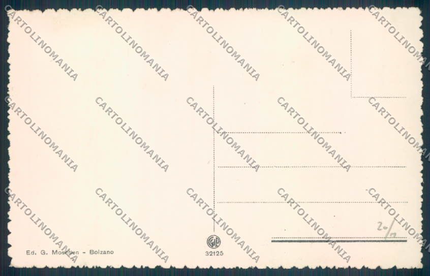 Bolzano Città Funivia cartolina ZT8834 – retro