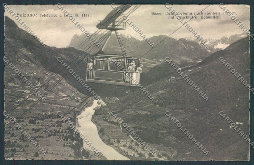 Bolzano Città Funivia PIEGHINA cartolina ZT8835 – fronte