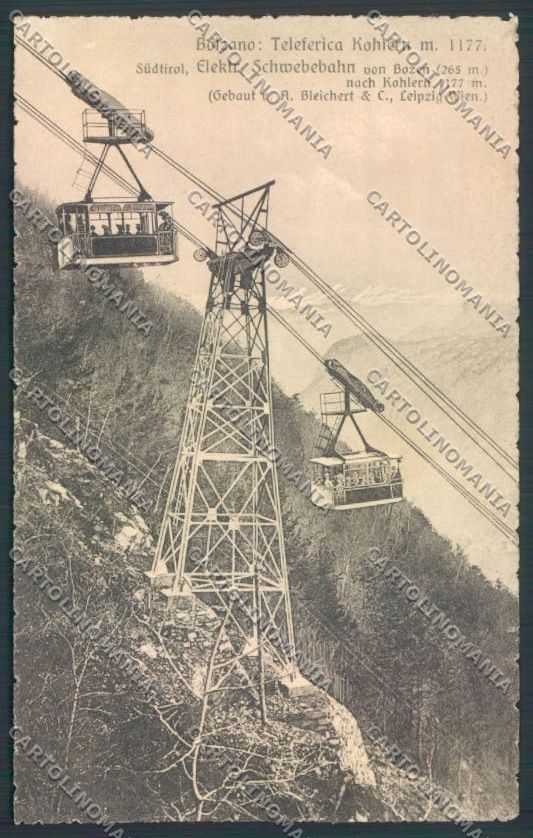Bolzano Città Funivia cartolina ZT8836 – fronte