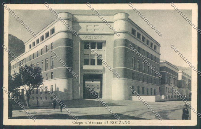 Bolzano Città Caserma PIEGA cartolina ZT8847 – fronte