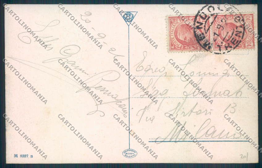 Bolzano Città cartolina ZT8848 – retro
