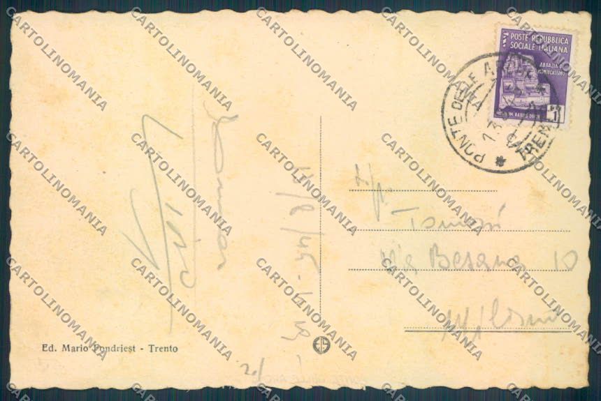 Bolzano Città cartolina ZT8853 – retro