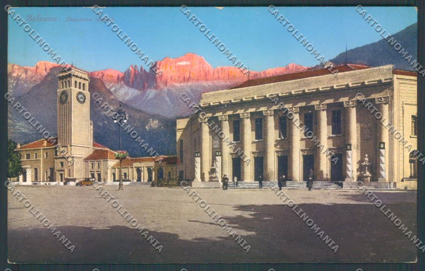 Bolzano Città Stazione cartolina ZT8855 – fronte