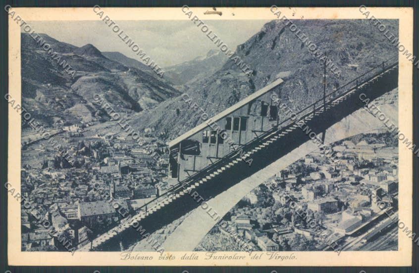 Bolzano Città Funicolare cartolina ZT8860 – fronte