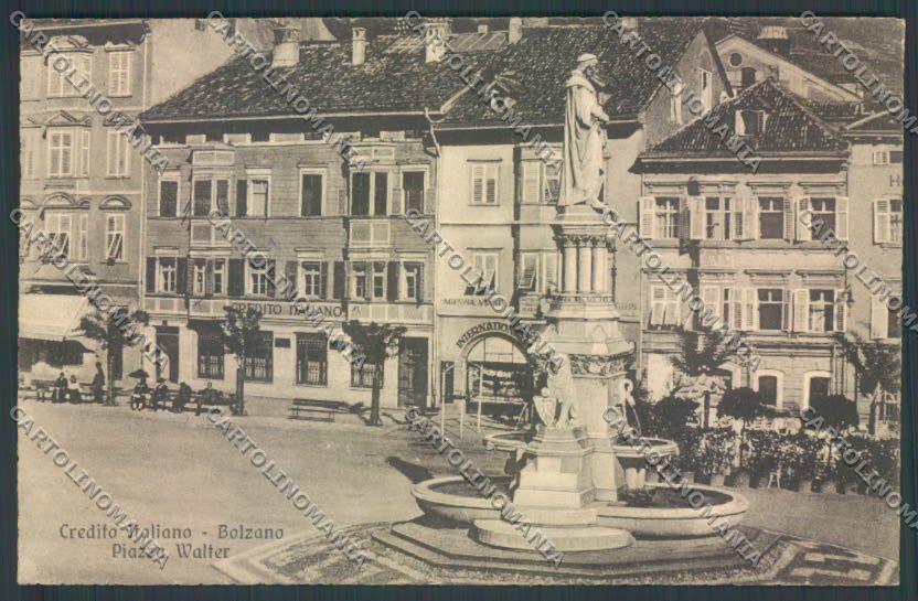 Bolzano Città Banca cartolina ZT8864 – fronte