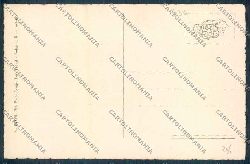 Bolzano Città cartolina ZT8881 – retro