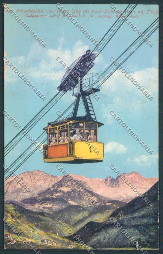 Bolzano Città Funivia COLLA cartolina ZT8891 – fronte