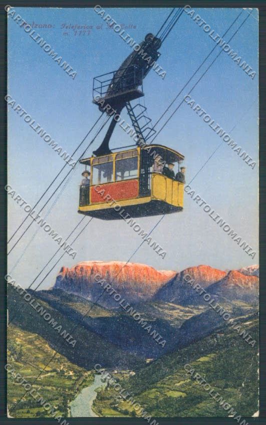 Bolzano Città Funivia PIEGA cartolina ZT8892 – fronte