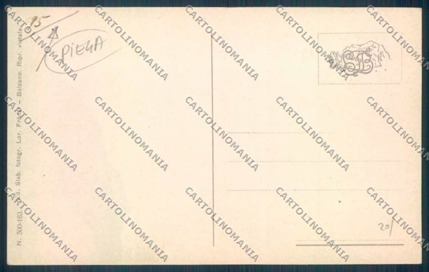 Bolzano Città Funivia PIEGA cartolina ZT8892 – retro