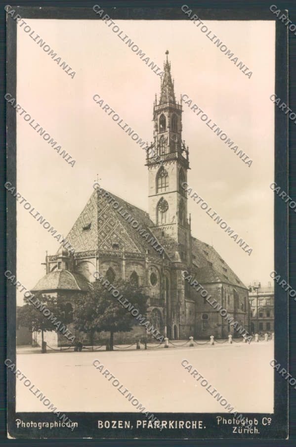 Bolzano Città RETRO BIANCO Foto cartolina ZT8901 – fronte