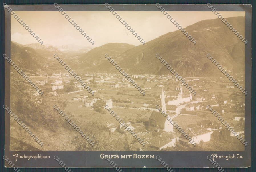 Bolzano Città RETRO BIANCO Foto cartolina ZT8905 – fronte