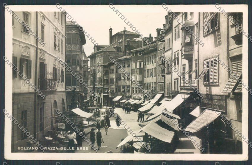 Bolzano Città Mercato PIEGHINA Foto cartolina ZT8906 – fronte