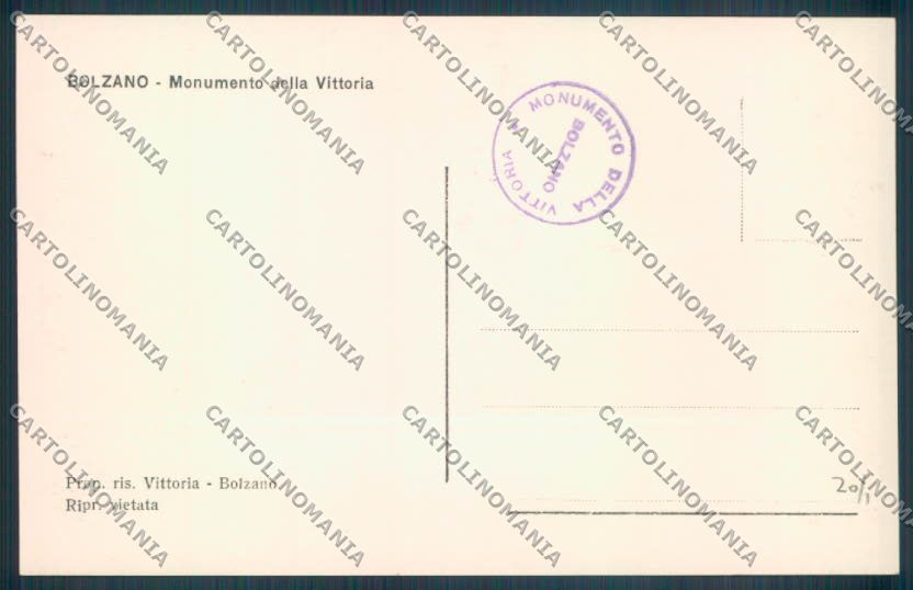 Bolzano Città Foto cartolina ZT8922 – retro
