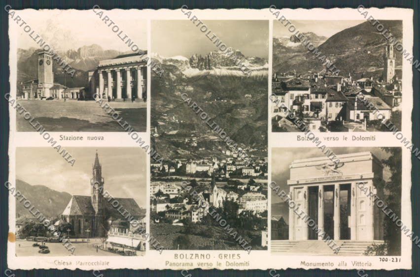 Bolzano Città Stazione Foto cartolina ZT8923 – fronte