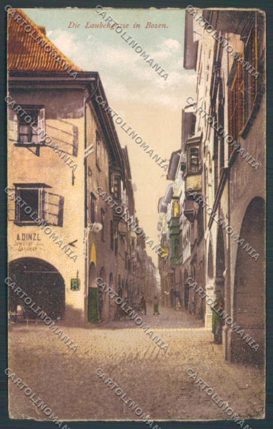 Bolzano Città PIEGHINE cartolina ZT8931 – fronte