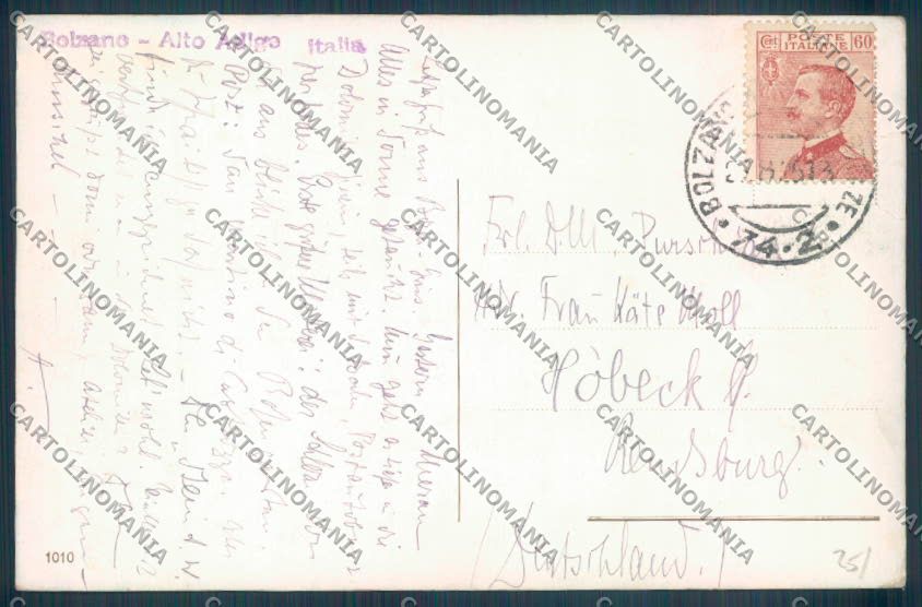 Bolzano Città cartolina ZT8933 – retro