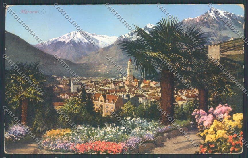 Bolzano Merano PIEGA cartolina ZT8954 – fronte