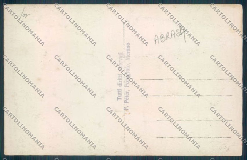 Bolzano Merano Costumi ABRASA cartolina ZT8965 – retro