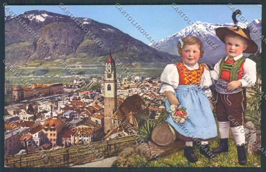 Bolzano Merano Costumi cartolina ZT8967 – fronte